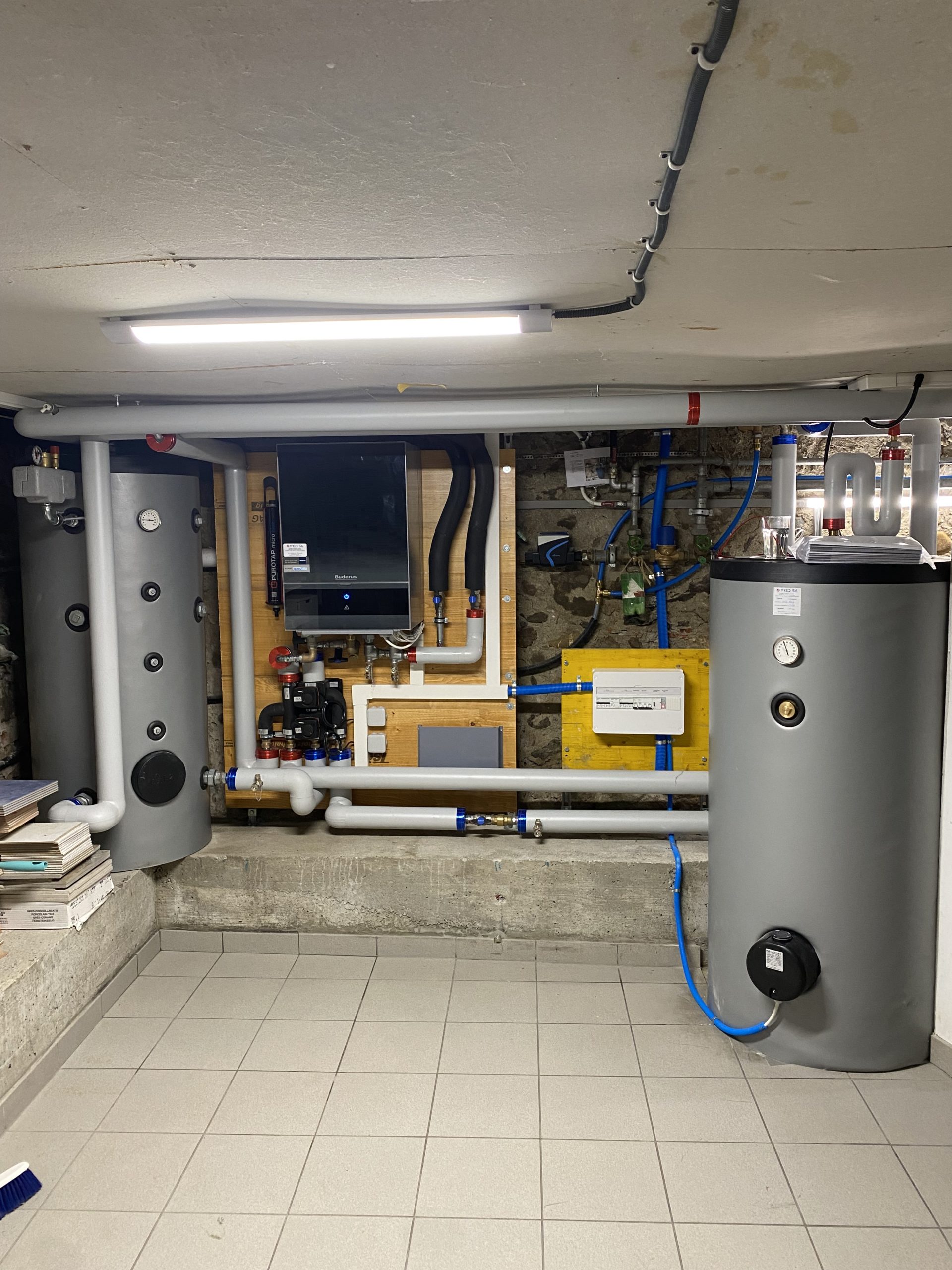 Pompe à chaleur installée par Pred SA à Fribourg